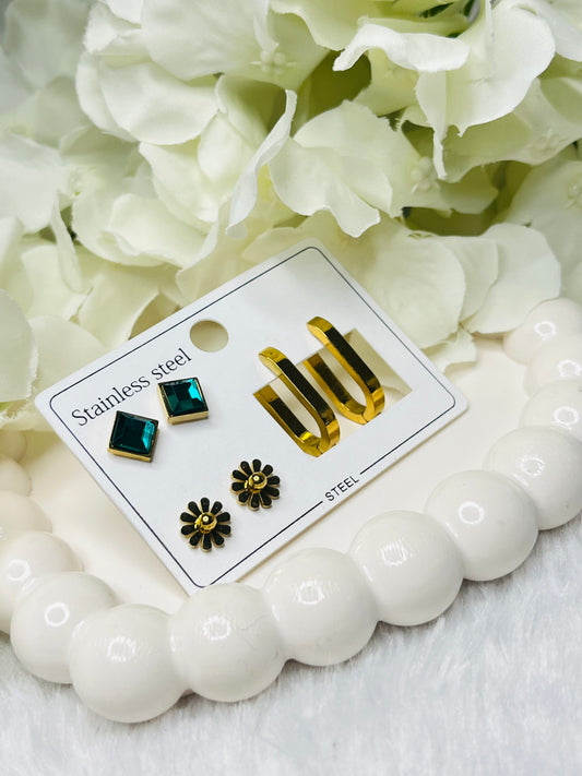 The Everyday Trio Earrings set