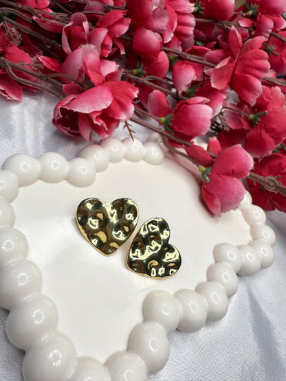 Gold Love Earrings
