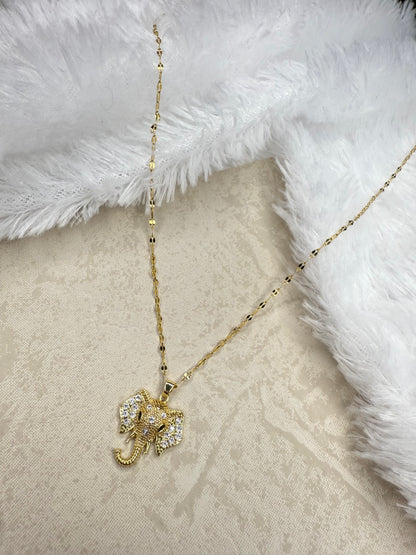 Gilded Ganesha Necklace