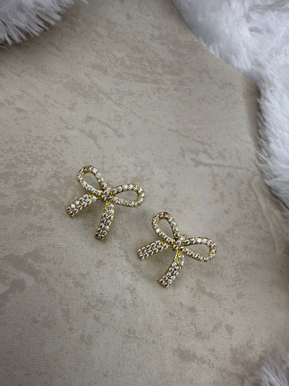 Glitter knot Earrings