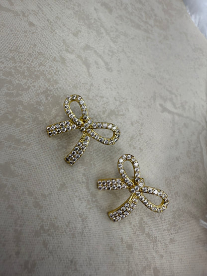 Glitter knot Earrings